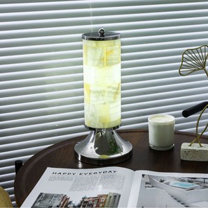 Modern Marble LED Table Lamp Touch Control Rechargeable Cordless <b>Bedside</b> Light 3 Color Adjustable Warm <b>White</b> Light - Product Image 5