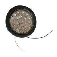 24V Round Truck Lights Truck LED Work Lights Intense Luminosité 4 Inch Tail Lights