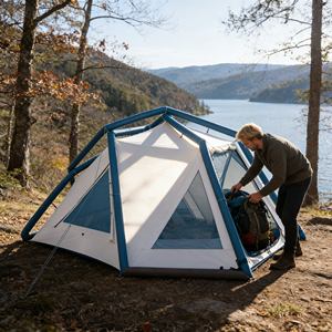 Tente de survie gonflable imperméable pour situations d'urgence et abri léger en déplacement - Product Image 2