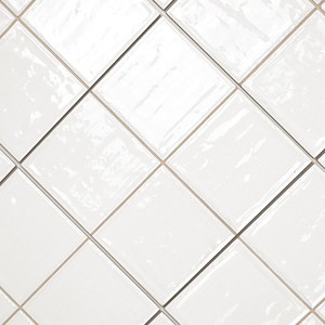 Piastrella Pretagliata Boston White 20x20 Formato 10x10 per Uso a Parete e Pavimento - Product Image 6
