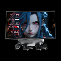 AntarcChill Radiateur de refroidissement liquide AIO avec écran LCD 5 pouces, résolution 720x1280, 360mm et 240mm, logo personnalisé, refroidisseur de processeur pour OEM