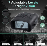 Jumelles de vision nocturne numérique infrarouge avec caméra, vision 4K, vidéo et audio pour l'exploration en plein air, la chasse et la pêche