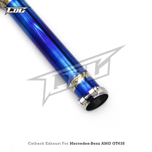 Tuyaux d'échappement Boska Factory Valve pour Mercedes-Benz AMG GT63/GT63S 4.0T 2019-2023, silencieux catback haute performance en titane - Product Image 5