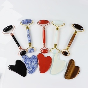 Rodillo Facial de <span class=keywords><strong>Jade</strong></span> Verde Natural, Herramienta para el Cuidado de la Piel, Eliminación de Arrugas, Reafirmación de la Piel, Masaje Facial, Belleza para Uso Comercial y Doméstico - Product Image 6