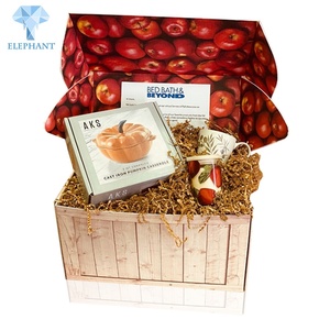 Caja de Embalaje de Cartón Corrugado Portátil y Económica con Diseño Personalizado para Naranjas, Fresas y Manzanas - Product Image 1