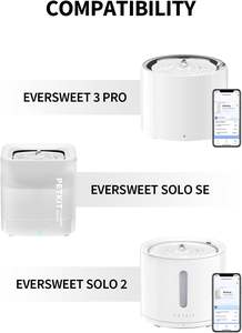 Pour <span class=keywords><strong>PETKIT</strong></span> 3.0 mise à niveau Eversweet 2S/3/3 Pro/Solo/Solo SE filtres boîte de remplacement Cybertail en plastique 5 pièces Pack pour chiens - Product Image 4