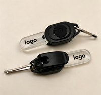 Porte-clés LED personnalisé avec logo, design de marque imprimé, cadeau promotionnel pour événement, article à offrir