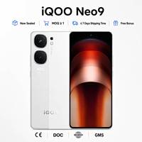 Téléphone mobile iQOO Neo9 5G, puce de jeu Snapdragon 8 Gen2, écran AMOLED 144Hz 1.5K, charge rapide 120W, appareil photo OIS, débloqué pour le marché mondial