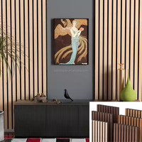 Décoration intérieure Panneau mural insonorisé Panneaux en bois Panneau mural acoustique en bois pour studio d'enregistrement