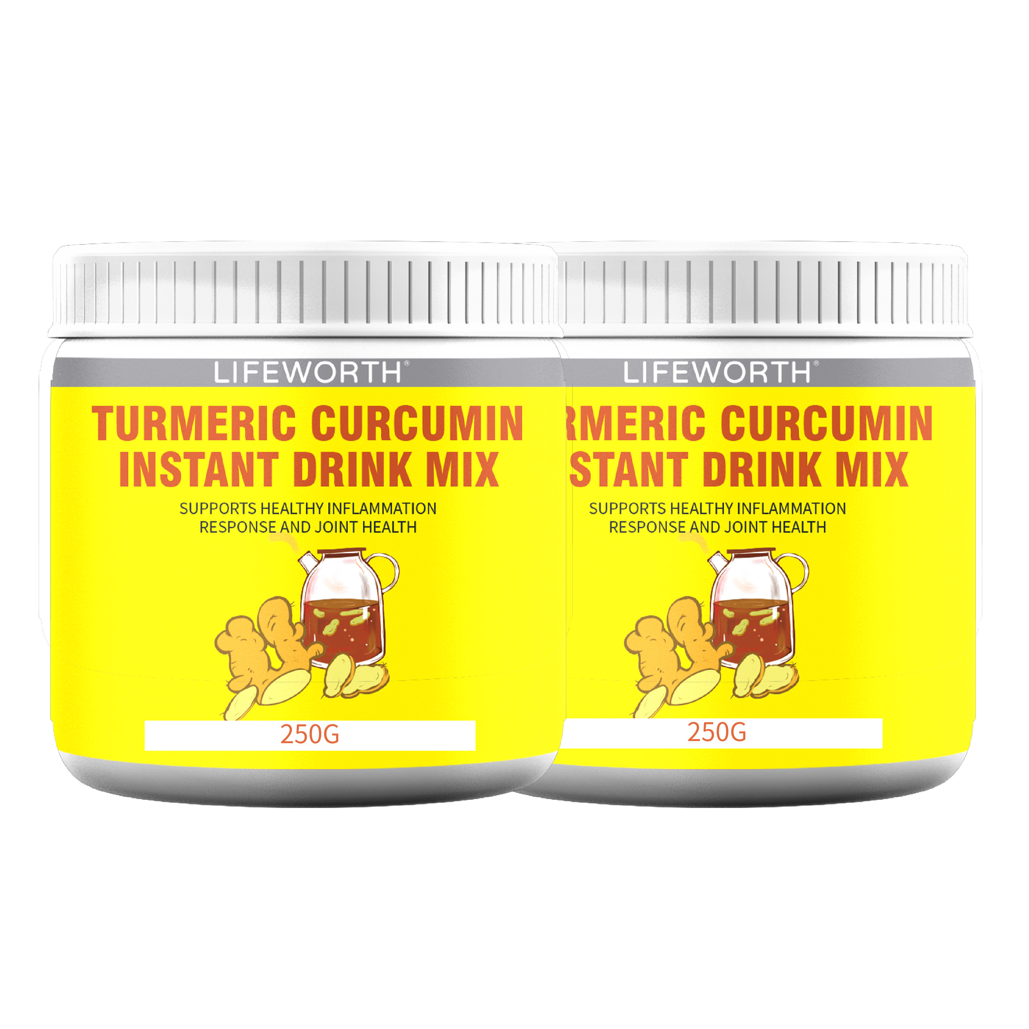 Lifeworth OEM factory price turmeric extract curcumin drink instant mix powder