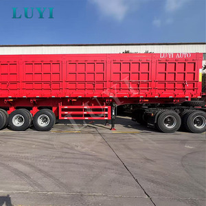Semirremolque LUYI de 4 Ejes con Volteo Lateral, con una Capacidad de Carga de 150 Toneladas, Exportado a Guinea - Product Image 4