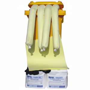 Absorbants industriels et kits de déversement d'acide sulfurique sur roues essentiels pour les équipements de transport de produits chimiques - Product Image 1