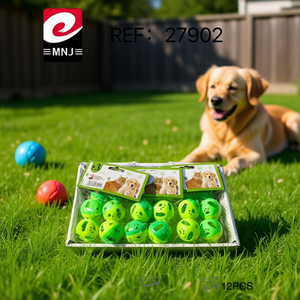 MNJ Dog Toy Ball Set 12Pcs Green For Pets Playtime Fun - Product Image 2