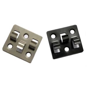 Stainless Steel Shelf Support Clips for Furniture Cabinet-Strong <b>Black</b>/Dark Gray Modern Simple Design - Product Image 3