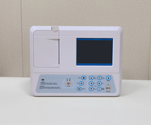 Électrocardiographe portable à trois canaux, électrocardiographe numérique, appareil <span class=keywords><strong>ECG</strong></span> avec écran LCD - Product Image 6