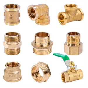 Connessioni a filo interno ed esterno in ottone idraulico Testa di trasformazione per connessioni a tubazioni resistenti alle al - Product Image 6