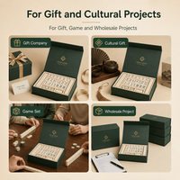 Coffret Cadeau Rigide Haut de Gamme Personnalisé pour Jeu de Mahjong en Carton avec Fermeture Magnétique et Plateau Intérieur pour Tuiles de Jeu – Vente en Gros