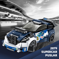 Bloc voiture 2879 Supercar sport voiture de course petites particules MOC briques modèle voiture assemblage bloc de construction jouet pour enfants unisexe cadeau