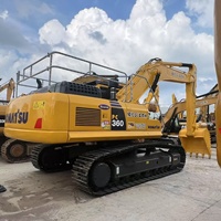 Excavatrice sur chenilles hydraulique Komatsu PC360-8 d'occasion, haute qualité, prix bas, avec composants essentiels, à vendre