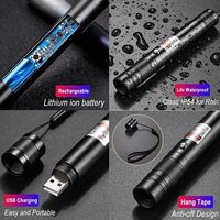 Nouveau Stylo Laser Vert Télécommandé Haute Puissance 3000 Mètres, Pointeur Laser Vert pour Randonnée, Jouet Laser pour Chat, Recharge USB, Lumière Verte