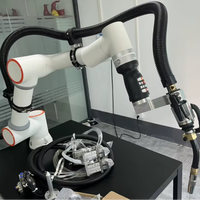 Robot de Soldadura Automático de Escritorio MIG350A/500A, Brazo Robótico con Carro, 6 Ejes, IP54, Motor, Caja de Cambios, Carga Útil de 5 kg