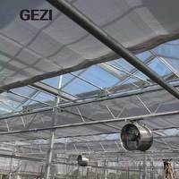 Morden Commercial Serre Lumière Climat Diffusion Thermique Pare-Soleil Rétractable et Système d'Économie d'Énergie avec Crop Screen