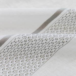 Innermor Bianco Jacquard <span class=keywords><strong>Tende</strong></span> per il salone Orizzontale nastro Tulle per la camera da letto Morbido Tulle per la cucina Su Misura - Product Image 6