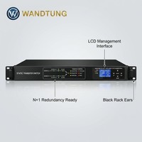 Boîtier PDU métallique robuste de 19 pouces pour montage en rack de serveur, compatible STS/ATS, équipement de distribution d'alimentation en option