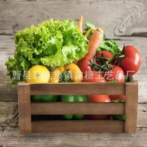 <b>Wooden</b> Storage <b>Crate</b> Rectangular 32L Vintage Decorative Box For Home Organization And Wedding Props - Product Image 3