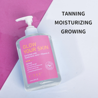 Gel de bronzage organique transparent personnalisé pour porte accélérateur de bronzage intensif Gel de bronzage doux pour peau grasse