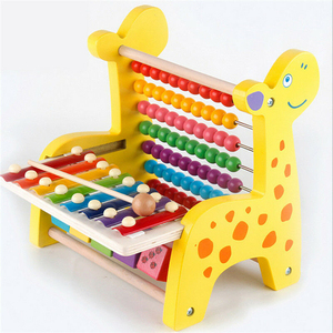 Vendita calda nuovo design arcobaleno di legno colorato abaco rack gioco di matematica strumento musicale montessori educativo altri giocattoli <span class=keywords><strong>per</strong></span> <span class=keywords><strong>bambini</strong></span> - Product Image 1