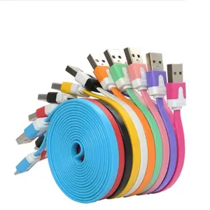 Kabel Ponsel Bahan PVC Tembaga Murni, Kabel USB Mikro untuk Pemutar Video Game