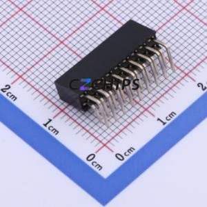 PM200-2-09-W-4.3 Pin Socket Bent Lead Through Hole,P=2mm Connector ( Jack Structure: 2x9P )( Pitch: 2mm )( Row Spacing: 2mm ) - Product Image 2