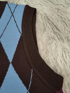 على النقيض من الألوان اقتصاص أعلى خزان الأساسية أعلى الخامس الرقبة ضئيلة تناسب سترة سترة سترة - Product Image 5