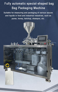 Low Cost Automatic Pre-made Bag <b>Stand</b> up Zipper Bag Food Honey Liquid Filling Sealing Packaging Machine - Product Image 3