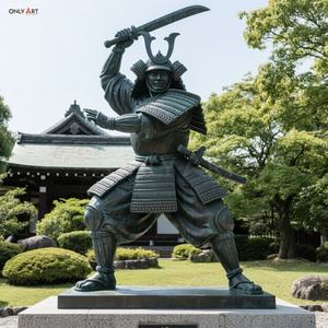 Özel açık Manor bahçe kamu dekor büyük bronz döküm japon heykeli dev klasik japon samuray bronz heykel - Product Image 3