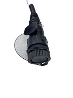 Harnais de câblage étanche sur mesure, assemblage de câble à connecteur unique vers fil étamé ouvert, faisceau de câblage industriel personnalisé