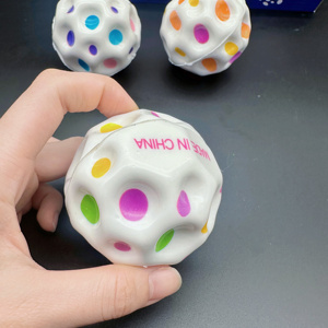Pelota de Espuma Elástica Blanca de PU de 70 mm de Fábrica HAPU, Pelota de Alta Elasticidad para Entrenamiento Deportivo, Juguete de Modelado Lunar - Product Image 5