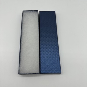 Tùy chỉnh Y #82 Kích thước 8*2*7/8 ''Màu Xanh Hoàng gia dứa mô hình bông đầy hộp các tông đồ trang sức quà tặng chuỗi dài vòng cổ hộp giấy - Product Image 6