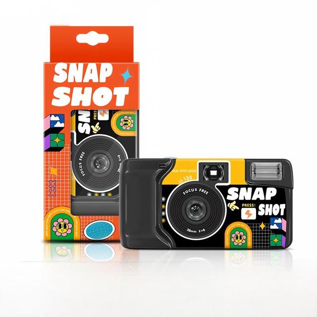 Full-frame Single Use Film Camera Big Eyes Edition "SNAPSHOT" Disposable Film Camera Color 27 Shots Fun Mini