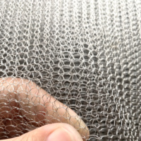 Filtres à gaz et liquides en maille tricotée de haute qualité et haute efficacité, diamètre du fil 0,08-0,30 mm, pour tampons anti-brouillard et filtres automobiles