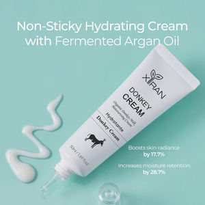 Crème <span class=keywords><strong>d</strong></span>'âne de marque privée Hydratante et lisse les rides, blanchissant le visage avec du <span class=keywords><strong>lait</strong></span> <span class=keywords><strong>d</strong></span>'<span class=keywords><strong>ânesse</strong></span> et du rétinol Accepte la crème pour le visage ODM OEM - Product Image 3