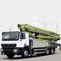 Camion pompe à béton ZLJ5230THBTE 37X-5RZ, hauteur de placement verticale de 36,5 m, taille compacte pour chantier étroit