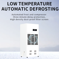Nouveau déshumidificateur industriel électrique 220V/380V à économie d'énergie avec réfrigérant R410A, dégivrage automatique, 288 litres/jour, métal, 0-50 dB
