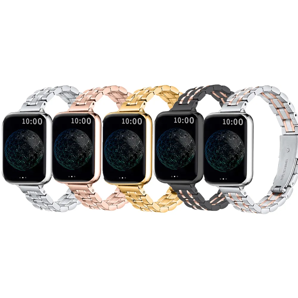 Geschikt Voor Apple Iwatch Accessoires Horlogebandjes Rvs Ss304 Met Aanpassingstool 2022 Nieuw Ontwerp 14*12Mm