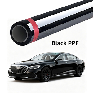 Film de protection de peinture (PPF) <span class=keywords><strong>noir</strong></span> <span class=keywords><strong>mat</strong></span> au <span class=keywords><strong>prix</strong></span> d'usine, film de décoration de carrosserie automobile, film vinyle TPU - Product Image 1