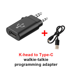 Adaptador de Programación para Intercomunicador Anysecu TPC11 PVC, Cable de Programación para Walkie Talkie Tipo-C a K Head - Product Image 1