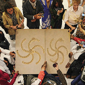 Pendientes de Espiral Chapados en Oro, Hechos a Mano con Acero Inoxidable, Joyería Moderna para Mujer para Aniversario - Product Image 3