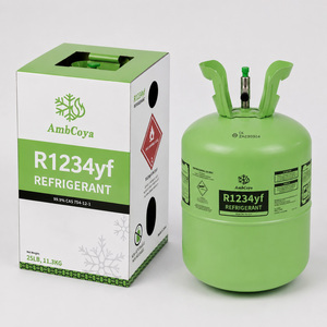 AmbCoya <span class=keywords><strong>Gaz</strong></span> réfrigérant <span class=keywords><strong>R1234yf</strong></span> pureté 99,9% 6,5/11,3/13,6kg Faible GWP 0 ODP Point de congélation -29,4°C Acidité 0,0001% Climatisation automobile - Product Image 1