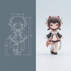 Figurines d'<span class=keywords><strong>action</strong></span> en PVC sur mesure de vente chaude Figurines à collectionner Boîtes aveugles mystères - Product Image 3